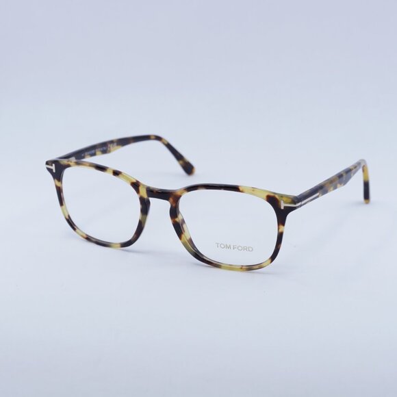Tom Ford FT5505 053 Eyeglasses Havana 52mm Square Frame - Picture 4 of 11